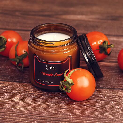 Aromatic candle "Tomato leaf", 120 ml