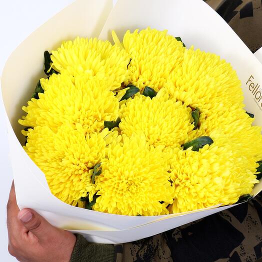 Sunny Yellow Chrysanthemum