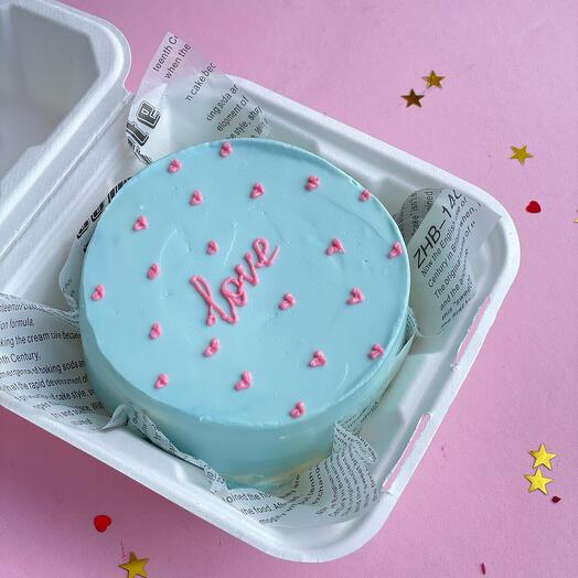 Бенто торт «love», любовь, любимому, любимой