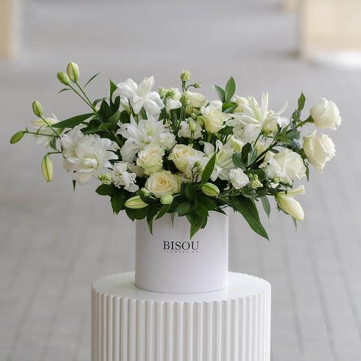 White Blooming Box