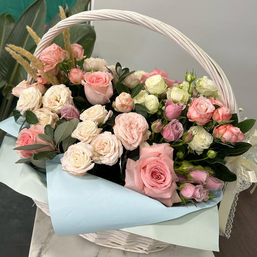 Basket of roses