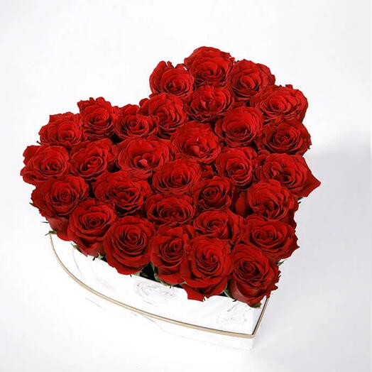 Red roses Heart Box v2