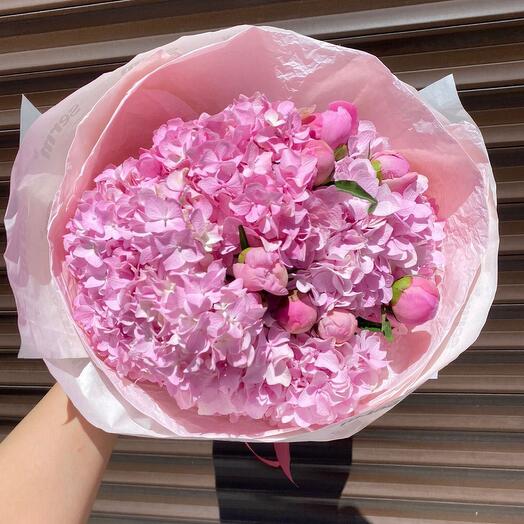 Авторский букет  double pink 💕