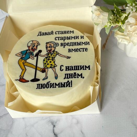 Бенто торт на годовщину свадьбы / мужу жене