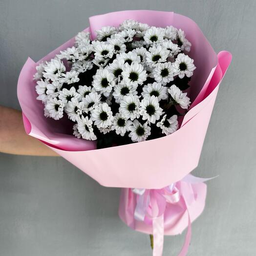 Нежные Сантини🌸букет хризантем