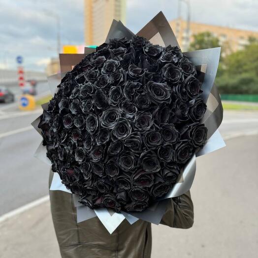 Черные розы 101 🖤