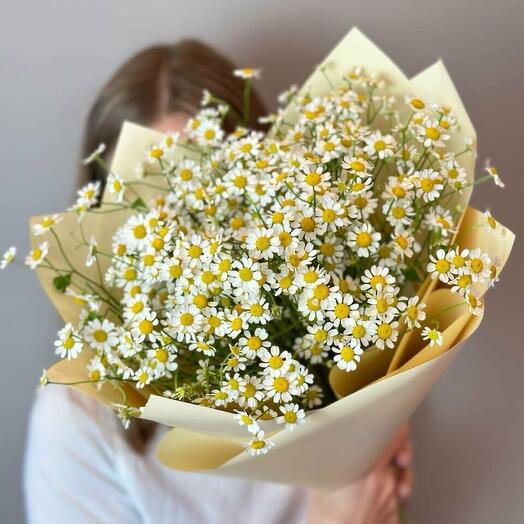 Букет с ромашками