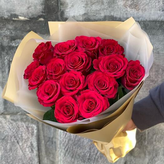 Monobook de 15 rosas rojas