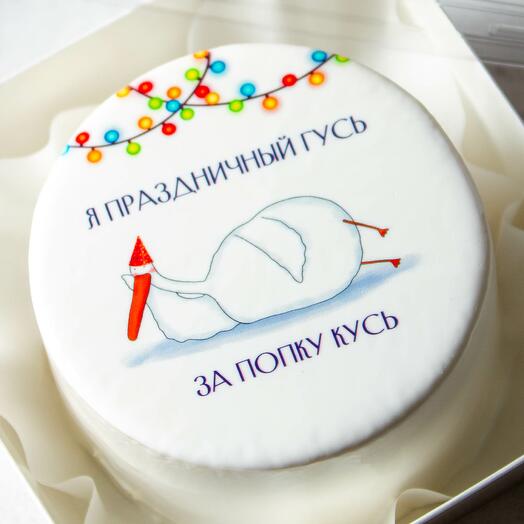 Бенто торт "Праздничный гусь"