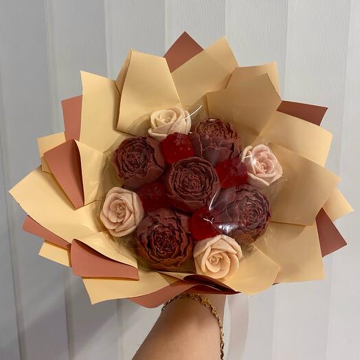 Букет «Marmalade peony»