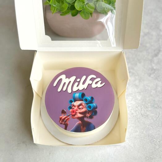 Бенто торт 550 гр , Милфа, Milfa, в подарок девушке, подруге, жене