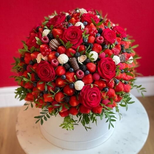 Bouquet « Rubis royal » XXL