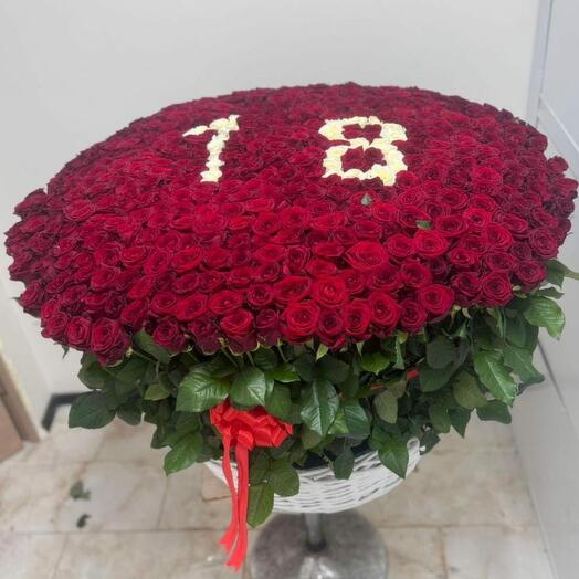 Корзина 501 роза