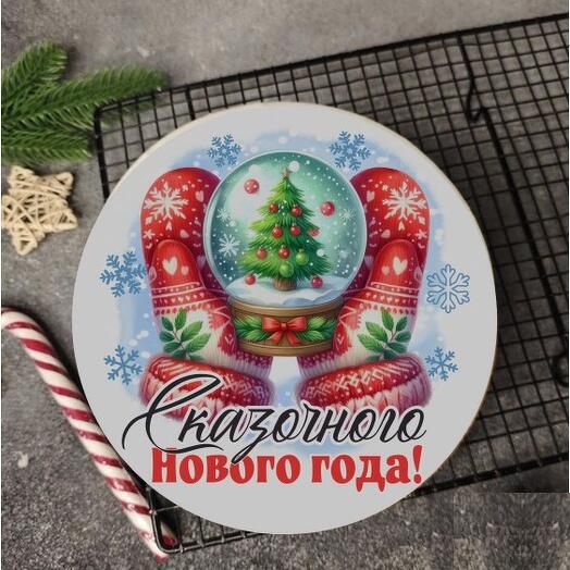 Бенто-мини торт на новый год