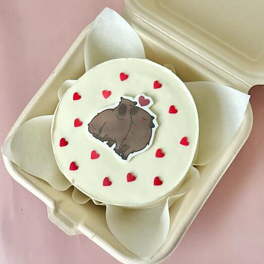 Бенто торт «Капибары»