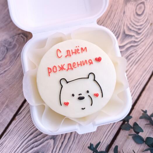 Бенто-торт с мишкой на день рождения