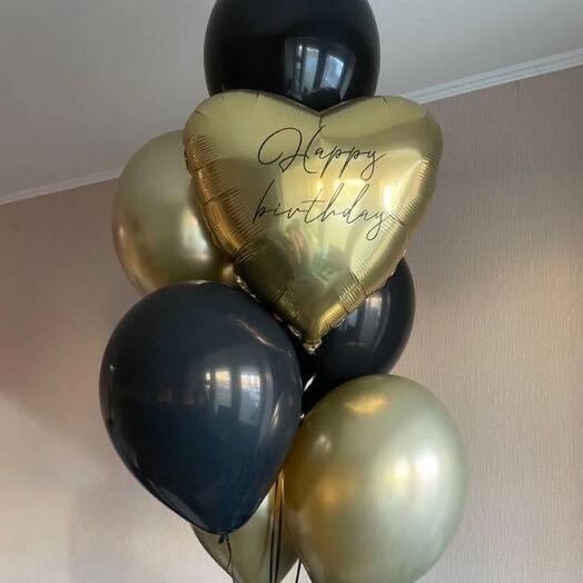 Связка Шаров «Happy Birthday»