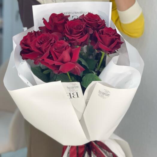 Bouquet of imported roses