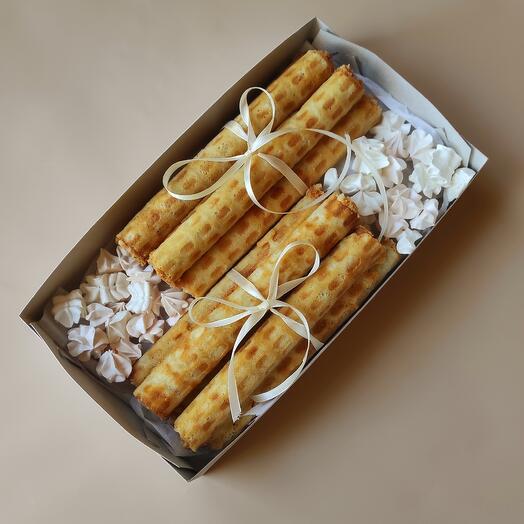 A set of waffle tubes
