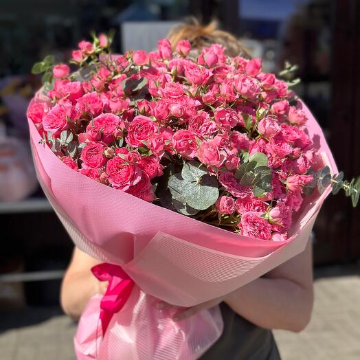 Букет из спрей розы