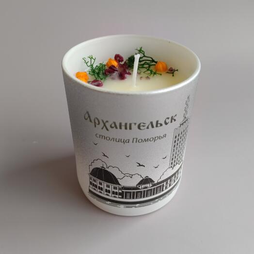 Свеча в стакане "Архангельск"