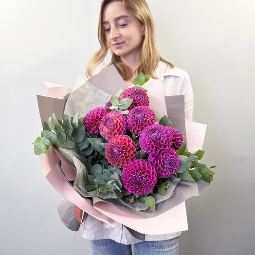 Pink Dahlias