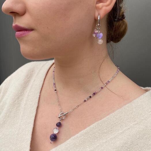 Purple Love Jewelry Set