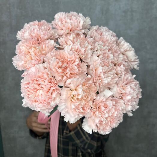 Гвоздика розовая 🩷 15 штук букет цветов 💐