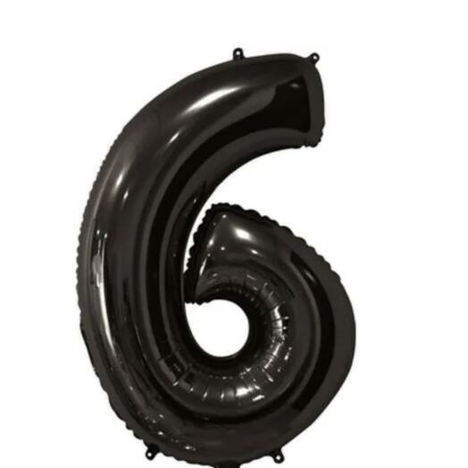 Цифра фольга 6