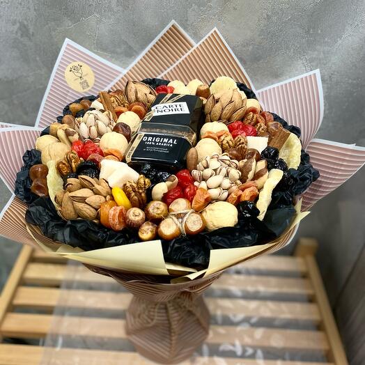 With coffee👌, Nutty dried fruit