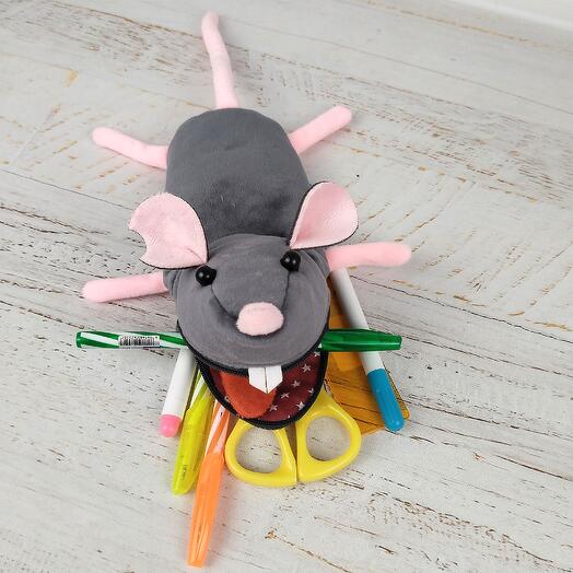 Пенал-игрушка крыса