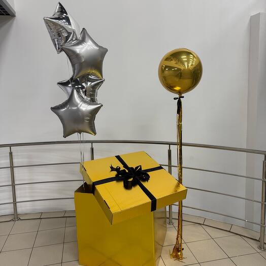 Bolas en Caja de oro