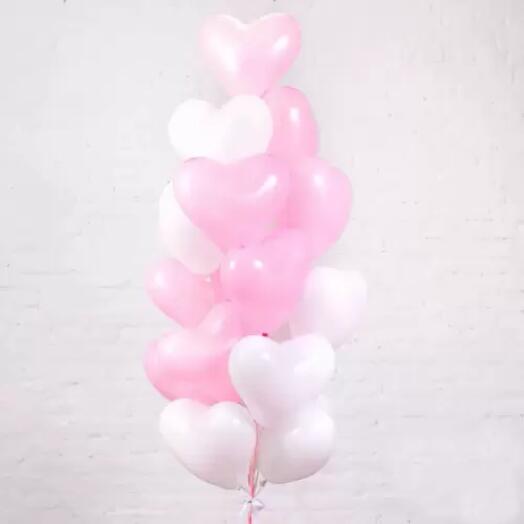 Heart balloons 15 pcs