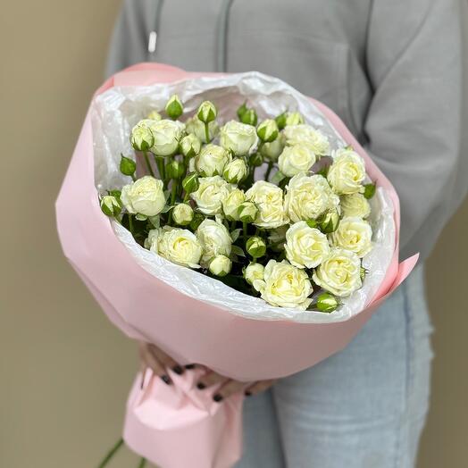 АКЦИЯ 🎀 5 кустовых белых роз