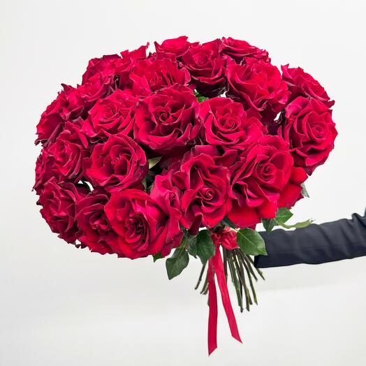Французские Розы красные 21 шт