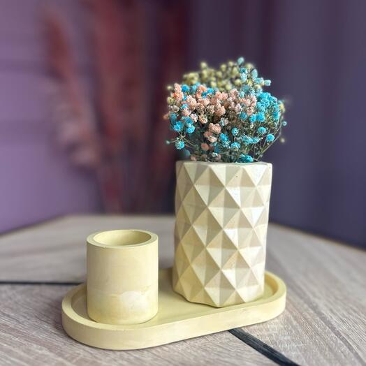 Композиция из сухоцветов «Феникс»