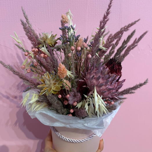 Fiori secchi in scatola 03