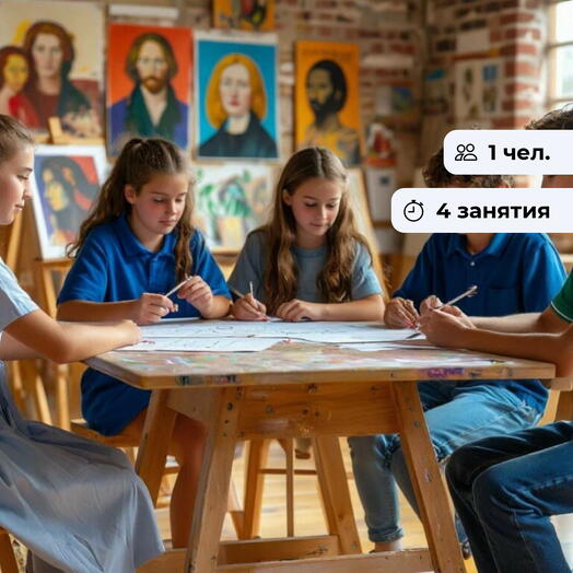 Полёт творчества.  Курс занятий по рисованию для детей