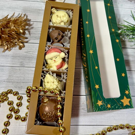 Новогодний подарок для коллег, бельгийский шоколад