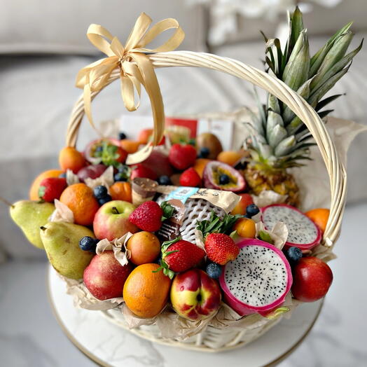 Фруктовая корзина ассорти экзотик