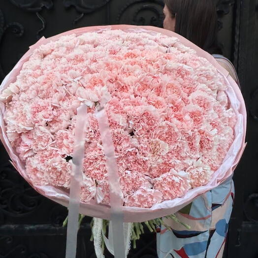 Букет из 151 диантуса
