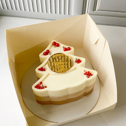 Муссовый бенто-торт три шоколада «елка» подарок на Новый год