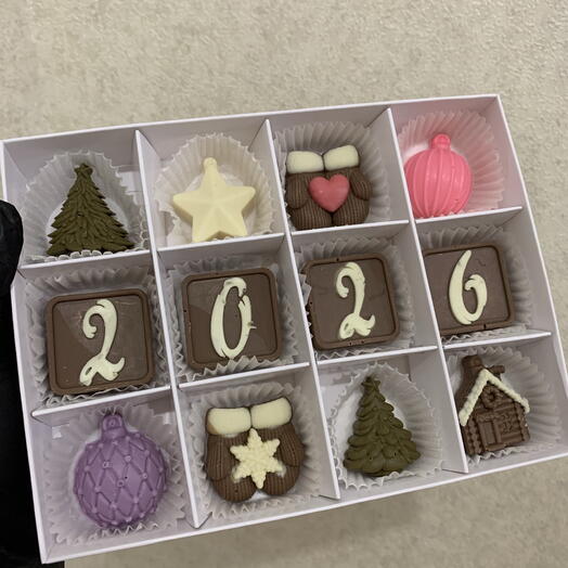 Шоколадные конфеты микс 12шт