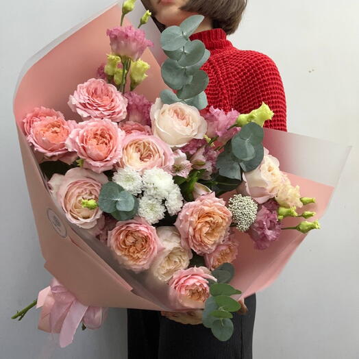 Нежный букет «Пионовидный»