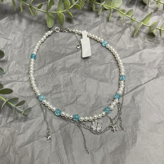 Колье «сияющий клевер»