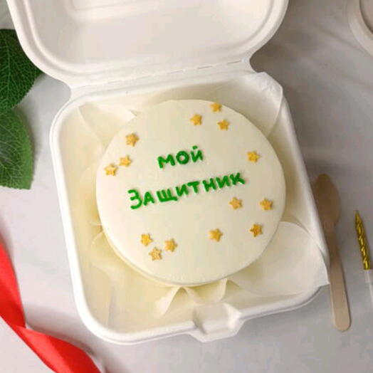 Бенто-торт защитнику, парню