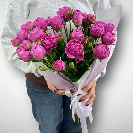 Букет из пионовидных роз 🌹
