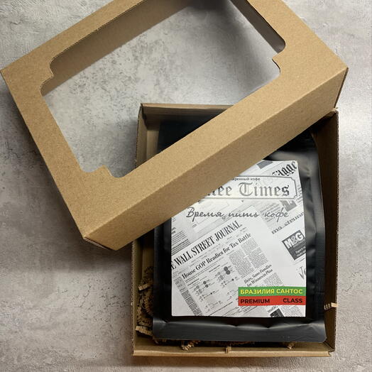Granos de café "Comience el día con café"