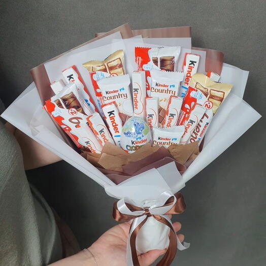 Сладкий букет "Жизнь в шоколаде"🍫 папе, коллеге, бабушке, маме