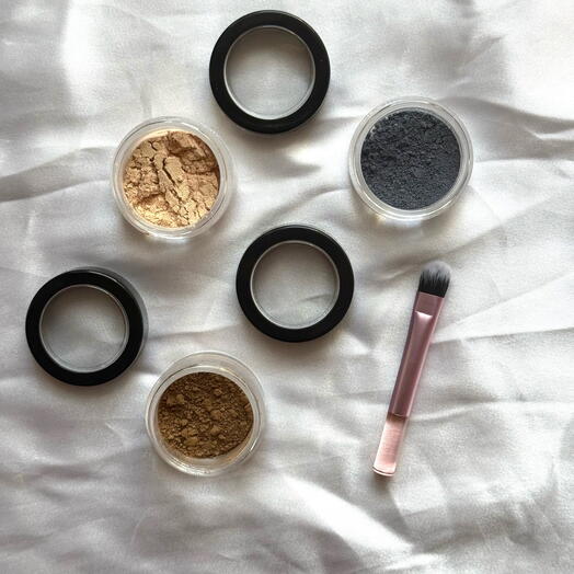 Натуральные минеральные тени: уеиверсальный бьюти набор